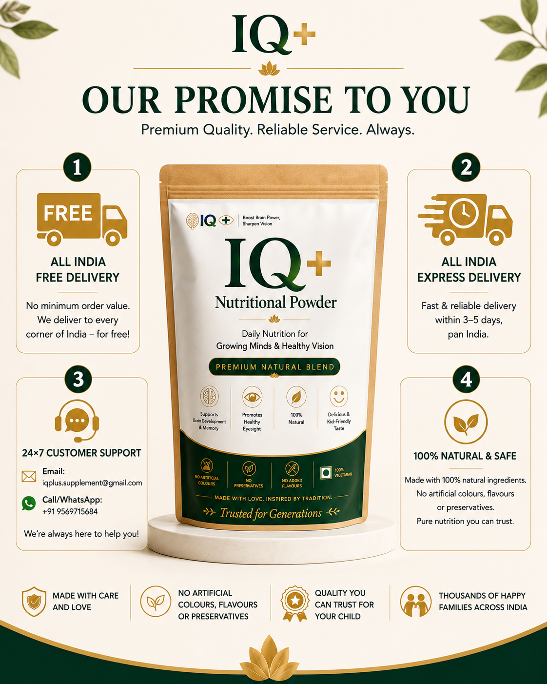 IQ+ Nutritional Powder
